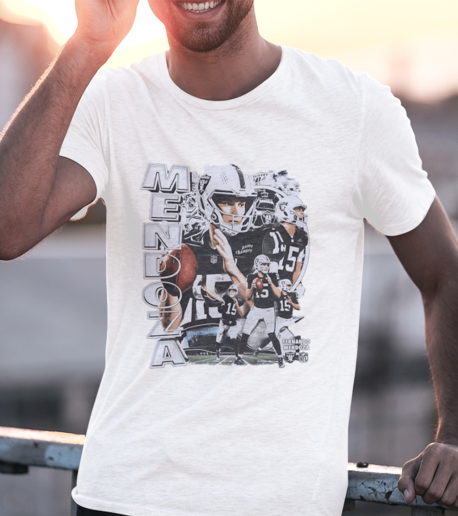 Mendoza 15 NFL Raiders Game Changer T-Shirt