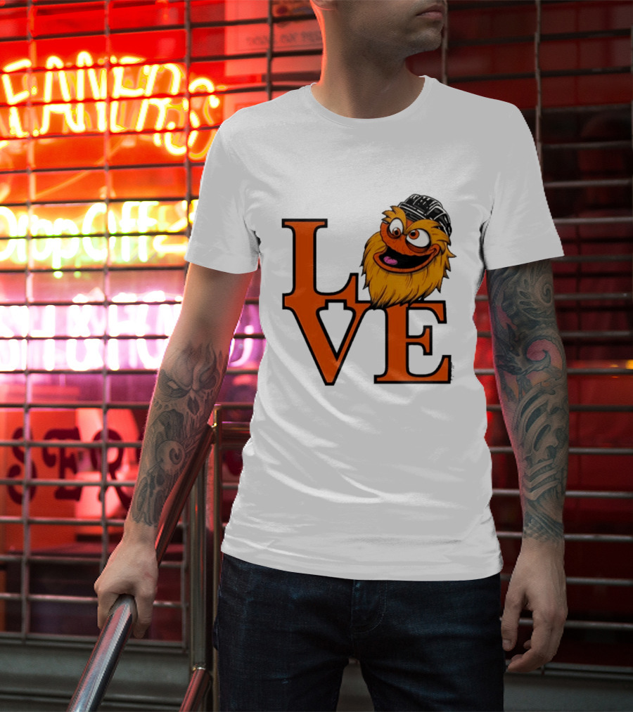 Philadelphia Flyers Gritty Love NHL Hockey 2026 T-Shirt