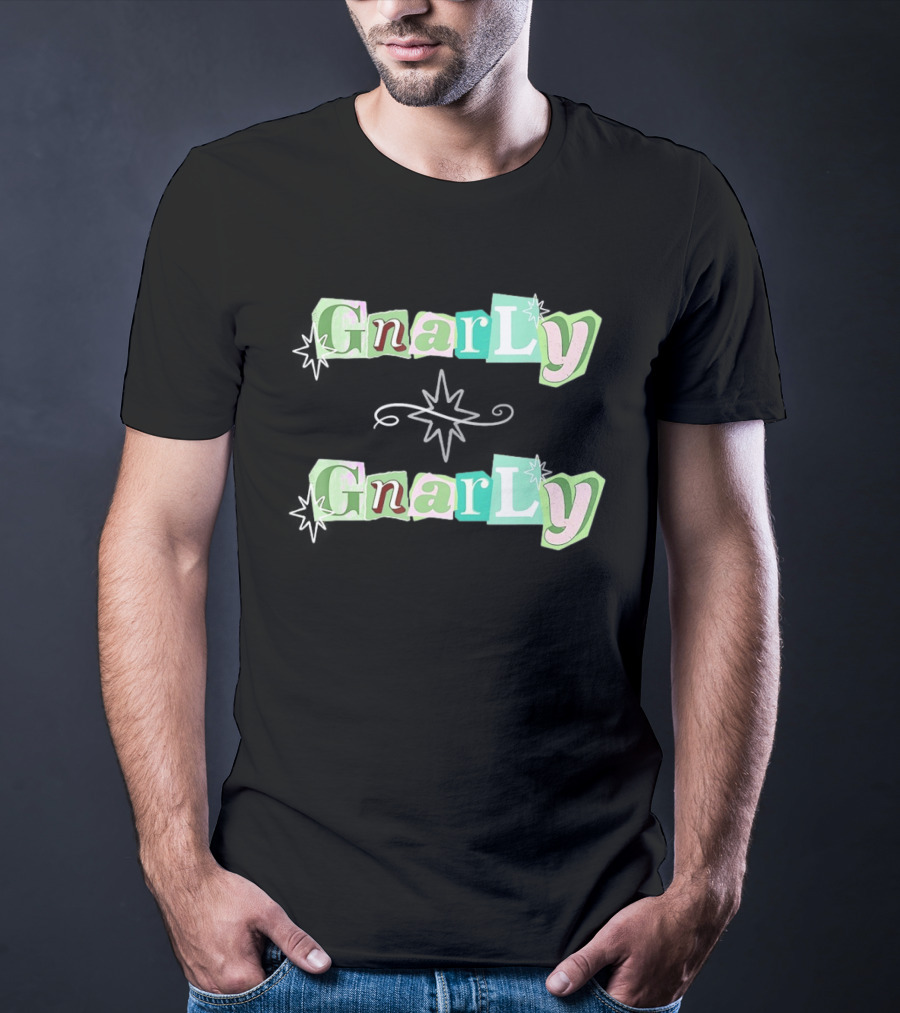 Gnarly Y2K Aesthetic Katseye Collage T-Shirt