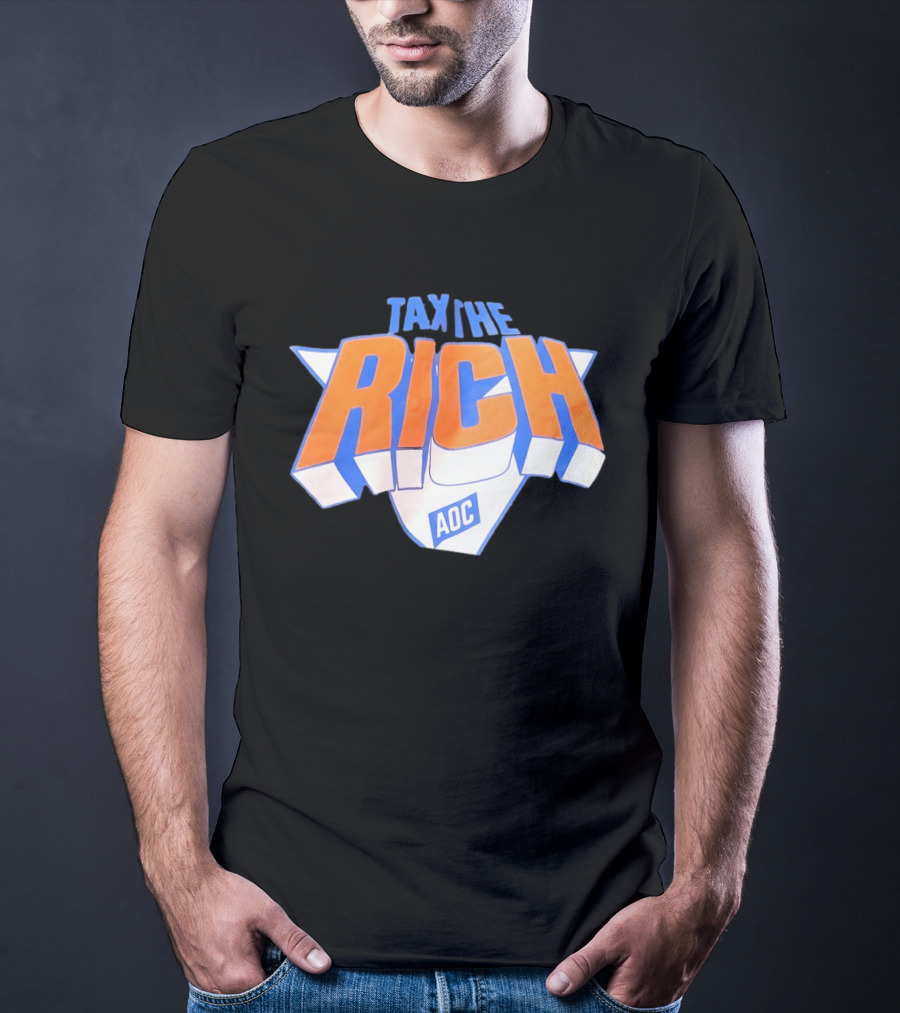 Tax The Rich AOC New York Knicks T-Shirt