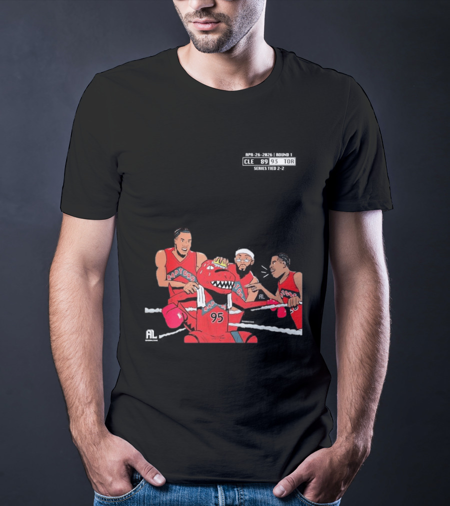 A Sketch After Every Raptors Game This Season 2026 Toronto Basketball Team Celebrates Victory In Classic Red Jerseys T-Shirt
