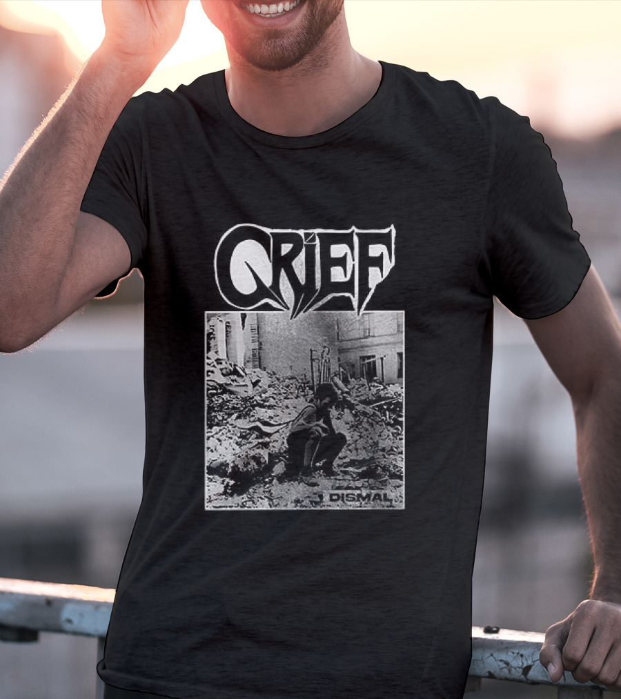 Crief Dismal Vintage Illustration With Forest And Figure T-Shirt