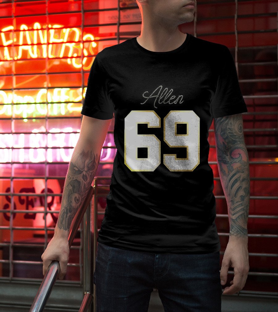 Minnesota Vikings Jared Allen 69 Class Of Legends T-Shirt