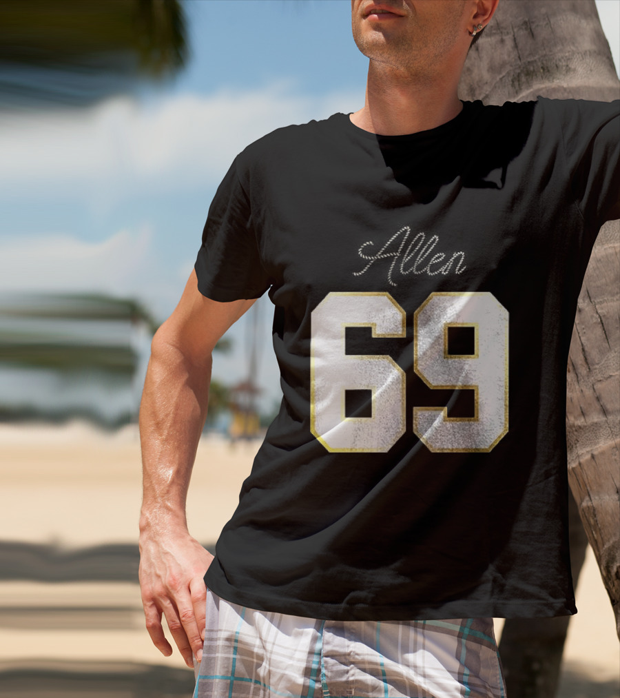 Minnesota Vikings Jared Allen 69 Class Of Legends T-Shirt