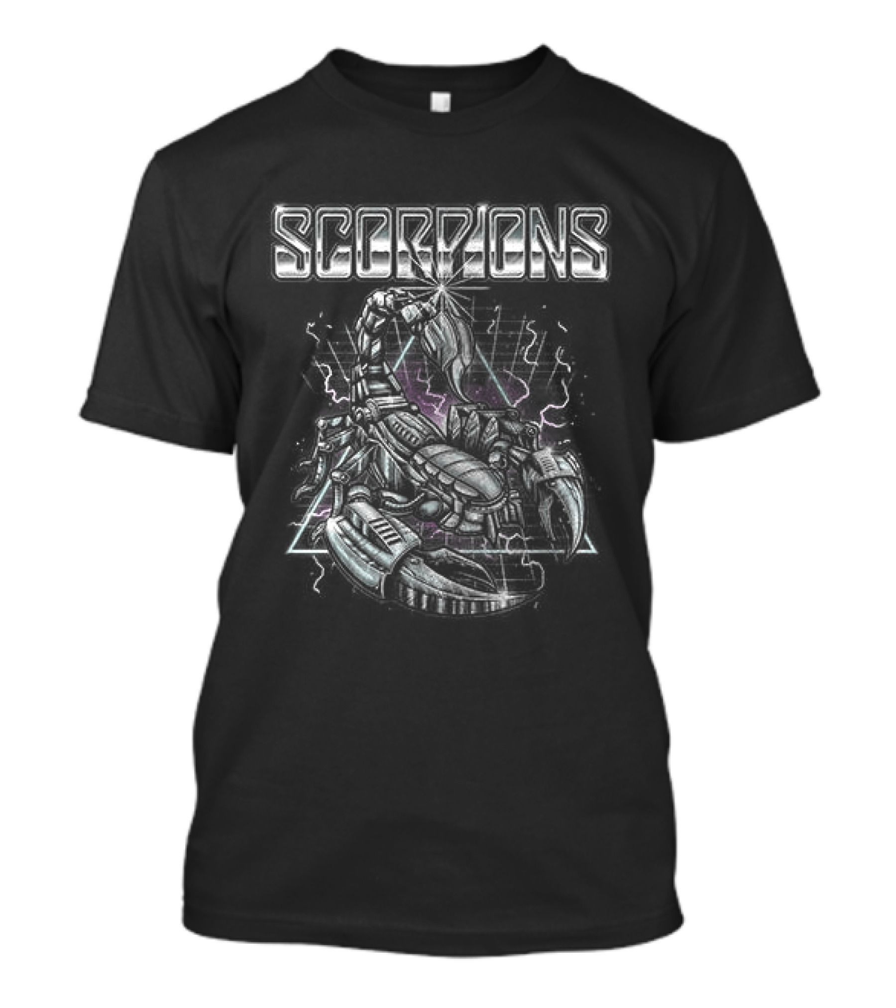 Scorpions European Tour Dates Roster 1979 Band Concert Venues List T-Shirt