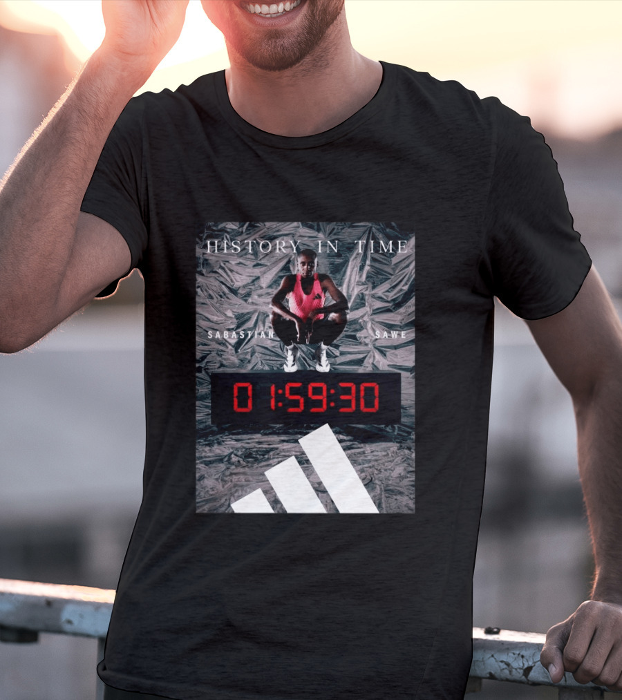 Sabastian Sawe History In Time Marathon 01:59:30 T-Shirt