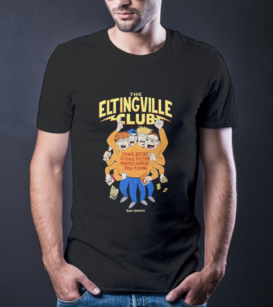 The Eltingville Club Comic Books Science Fiction Fantasy Horror Role Playing Evan Dorkin T-Shirt