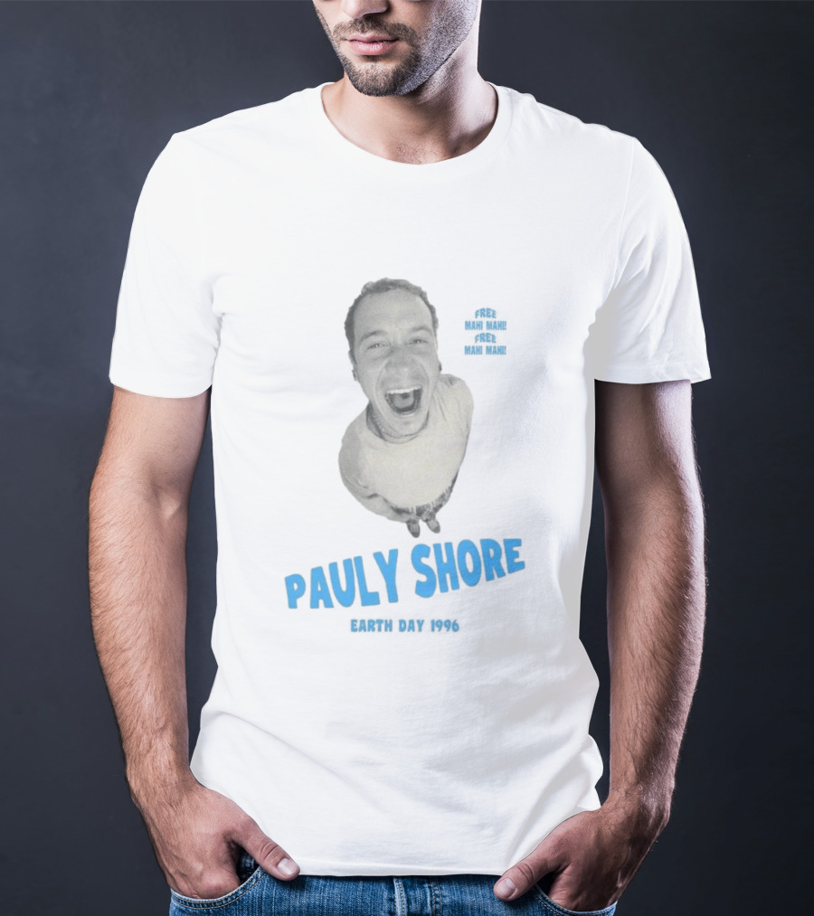 Pauly Shore Free Mahi Mahi Earth Day 1996 T-Shirt
