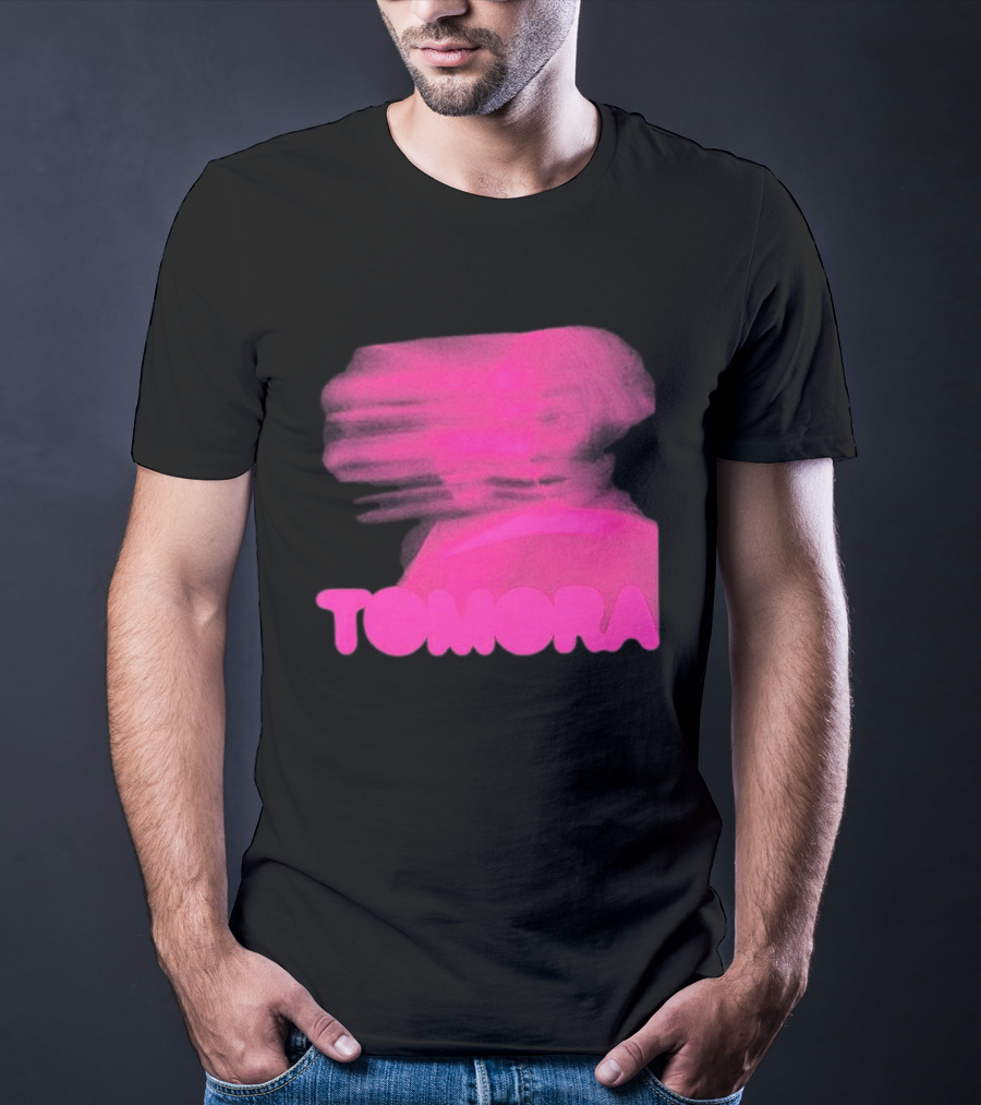 TOMORA Pink Blurred Portrait Friendly Companion T-Shirt