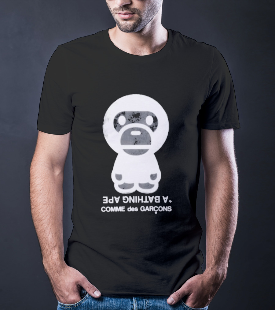 Comme Des Garçons A Bathing Ape Baby Milo Collectible Black Set T-Shirt