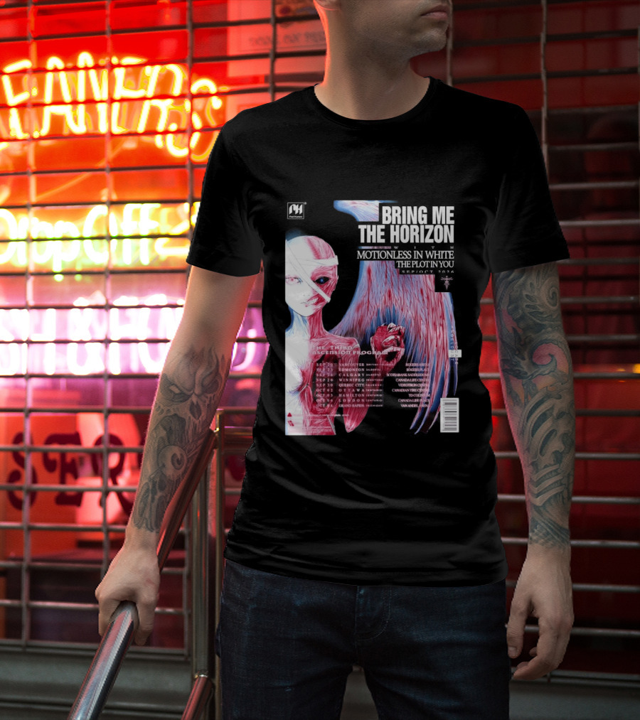 Bring Me The Horizon The Third Ascension Program Fall Tour 2026 Canada Dates T-Shirt