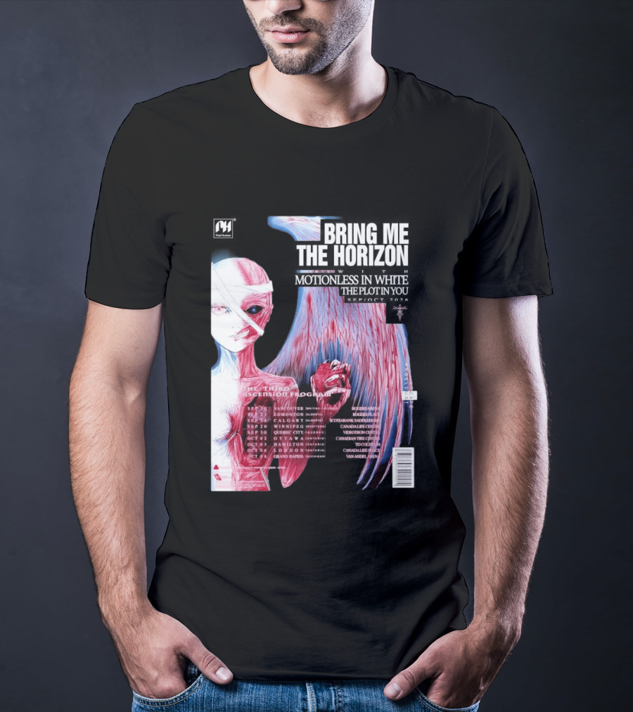 Bring Me The Horizon The Third Ascension Program Fall Tour 2026 Canada Dates T-Shirt