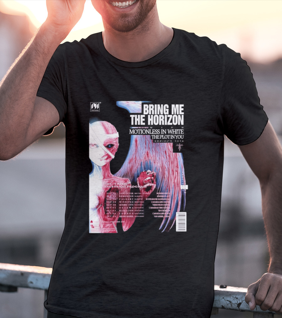 Bring Me The Horizon The Third Ascension Program Fall Tour 2026 Canada Dates T-Shirt