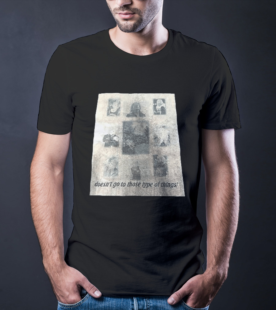 Dir En Grey Kyo Collage Doesn't Go To Those Type Of Things T-Shirt
