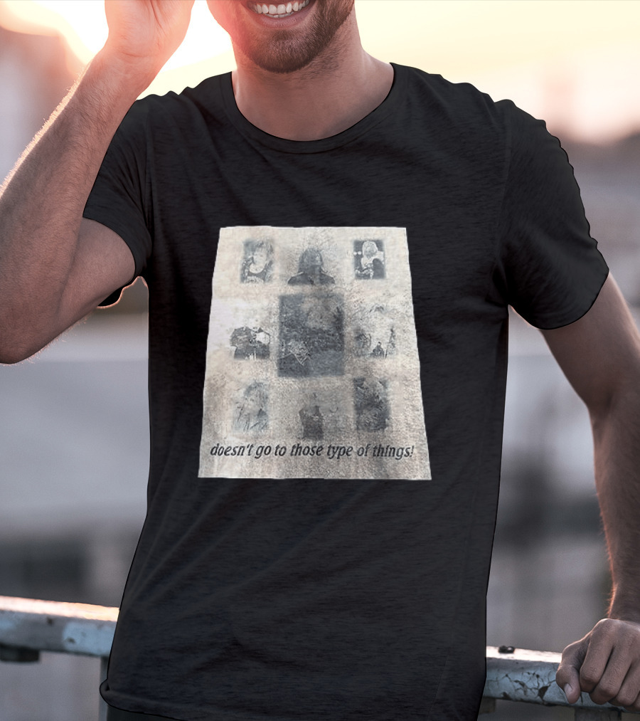 Dir En Grey Kyo Collage Doesn't Go To Those Type Of Things T-Shirt