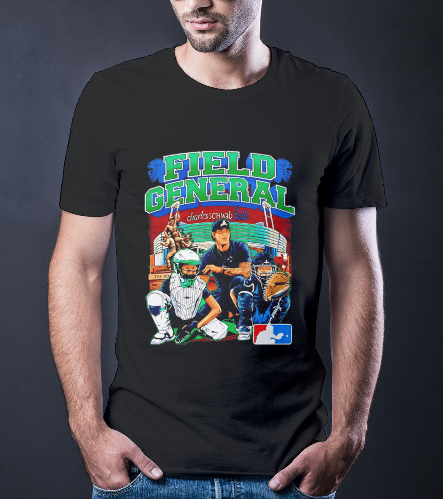 Field General Charles Schwab Field Baseball Player 0002 T-Shirt