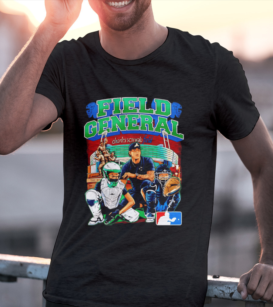 Field General Charles Schwab Field Baseball Player 0002 T-Shirt