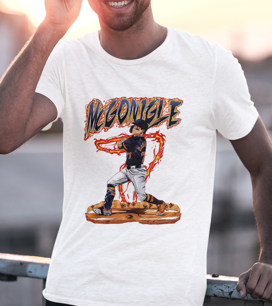 Kevin McGonigle Detroit Tigers 2026 Baseball Manga T-Shirt