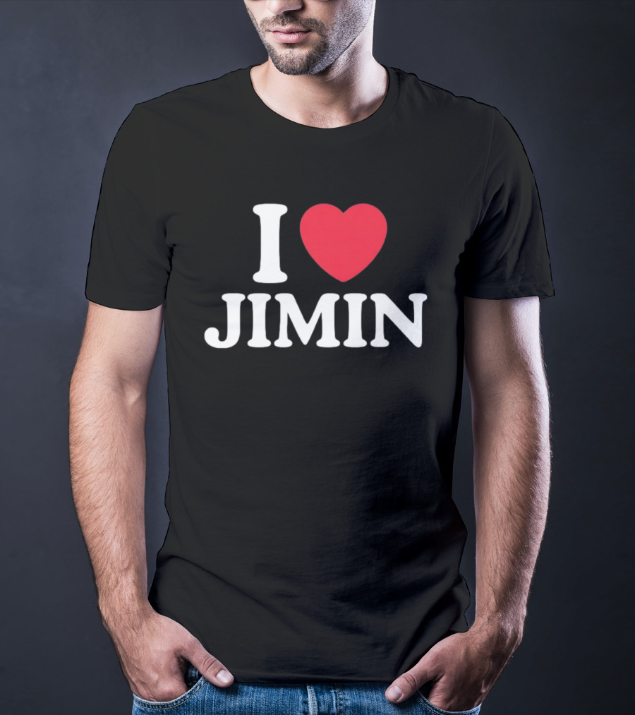 I Love Jimin BTS KPop Lover Fan T-Shirt