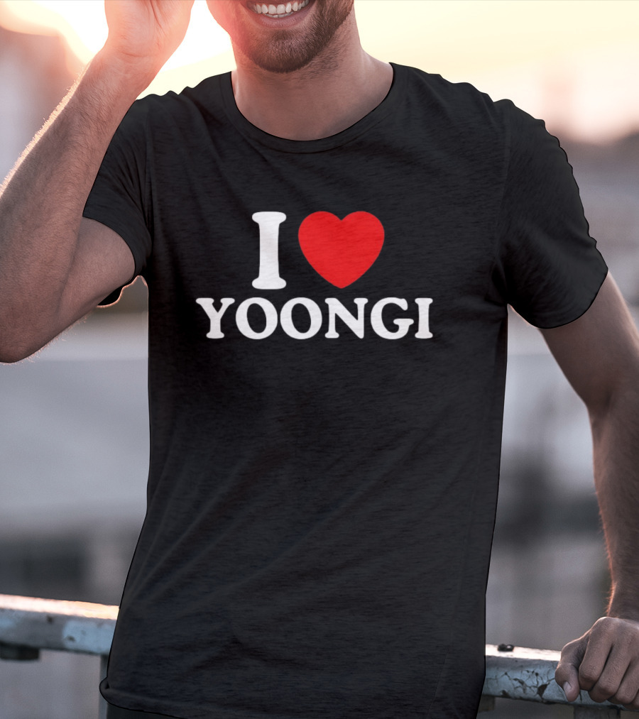 I Love Yoongi BTS Fan T-Shirt