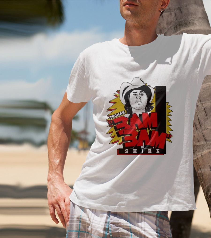 Thomas Shire 3AM 3AM Cowboy Hat Portrait Burst T-Shirt