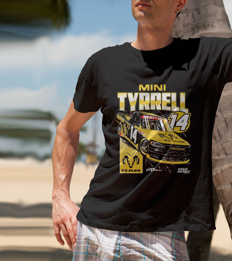 Mini Tyrell Kaulig Racing Ram NASCAR Craftsman 14 Car T-Shirt