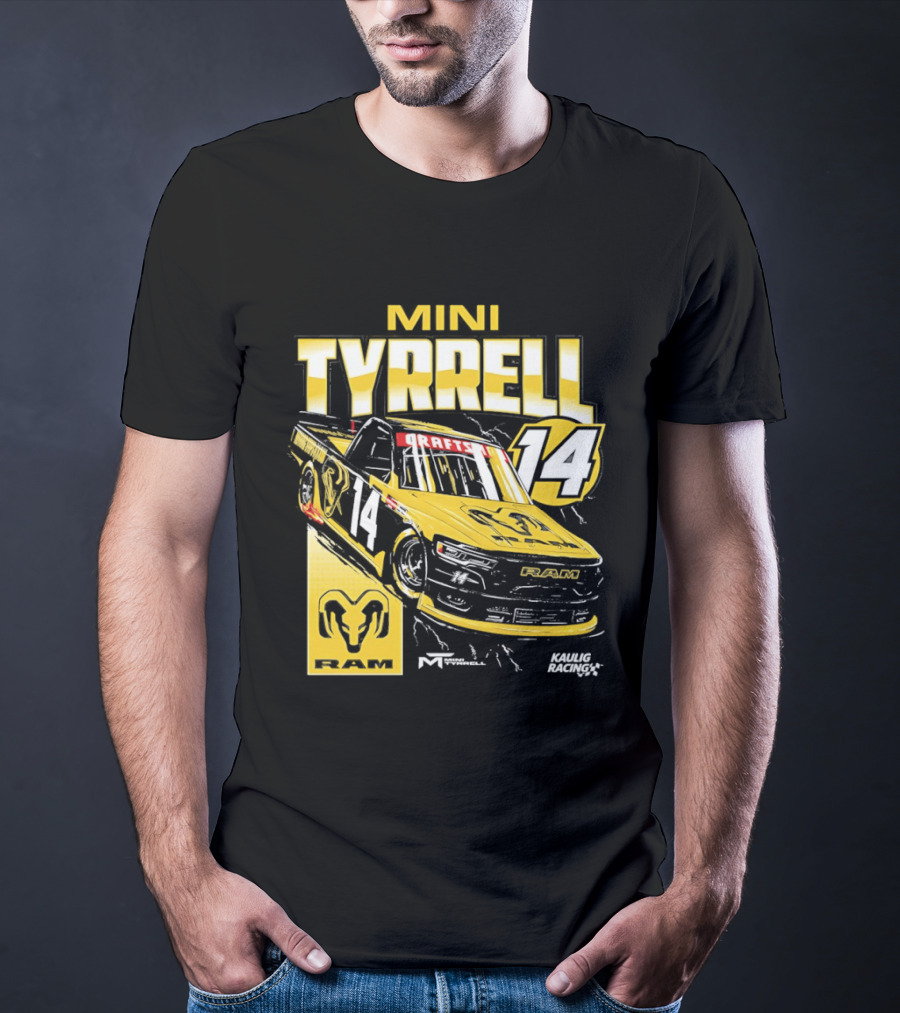 Mini Tyrell Kaulig Racing Ram NASCAR Craftsman 14 Car T-Shirt