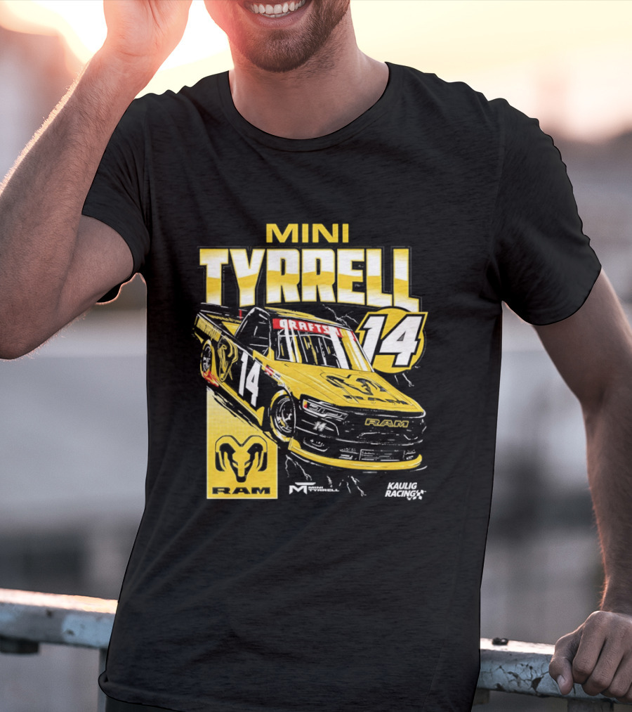 Mini Tyrell Kaulig Racing Ram NASCAR Craftsman 14 Car T-Shirt