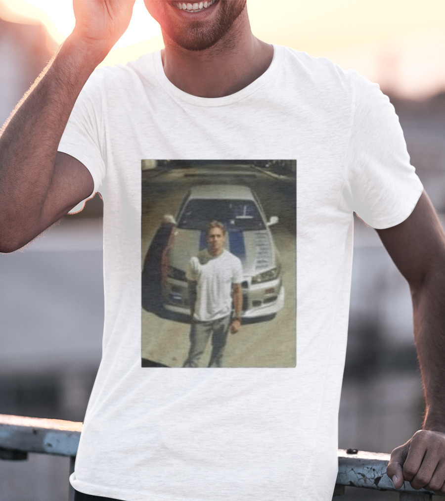 50th Birthday Archive 01 The Paul Walker Foundation Nissan Skyline R34 T-Shirt