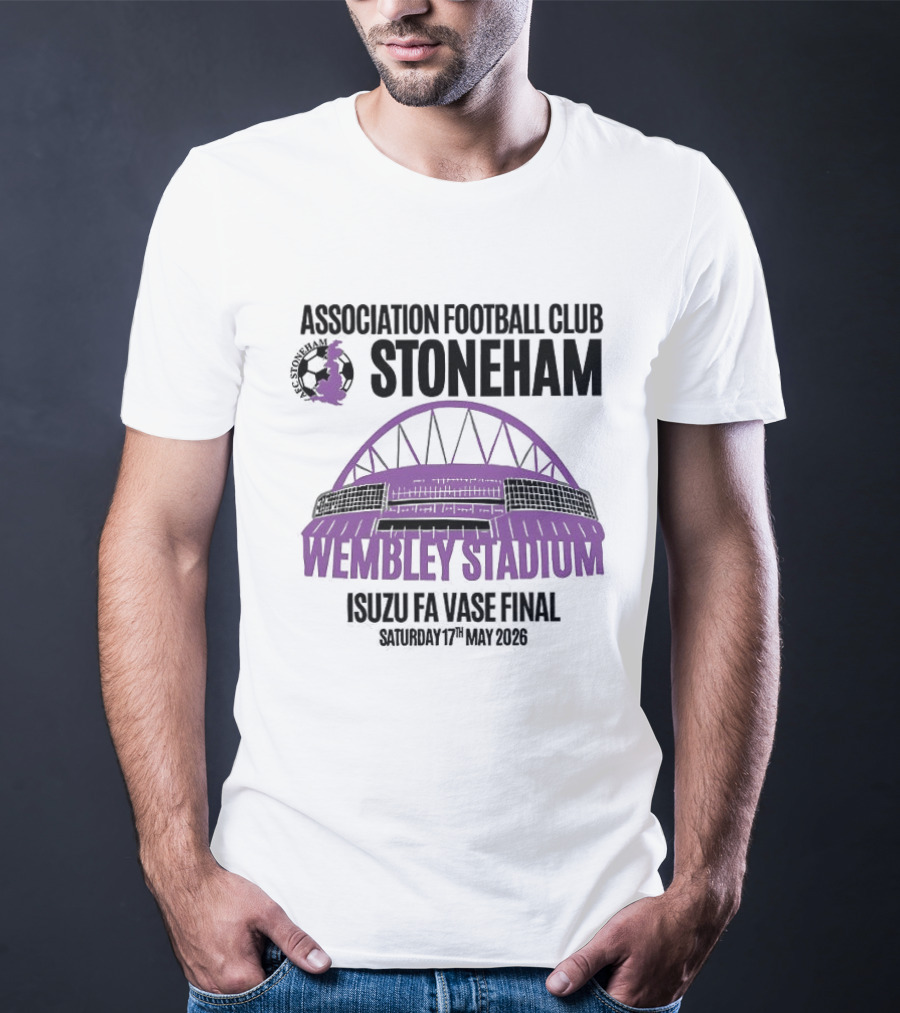 Association Football Club Stoneham Wembley Stadium Isuzu FA Vase Final 20th May 2024 T-Shirt