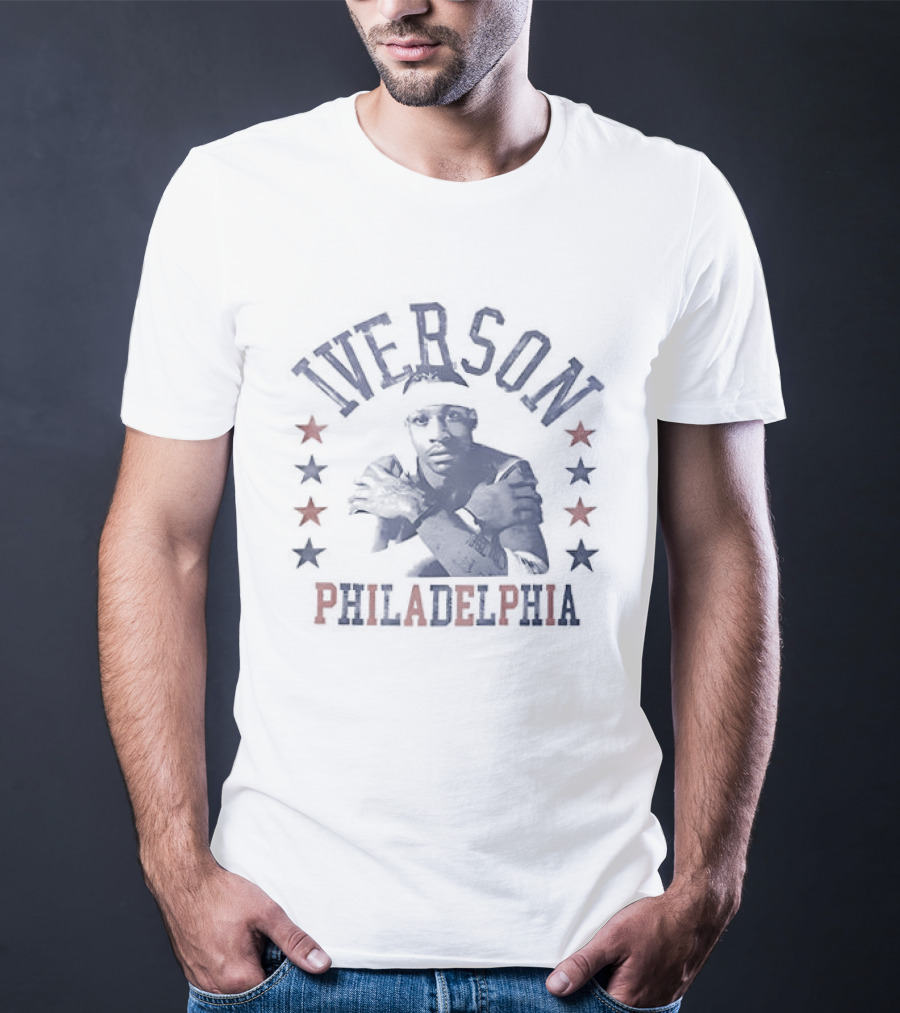 Iverson Philadelphia 76ers NBA Stars T-Shirt