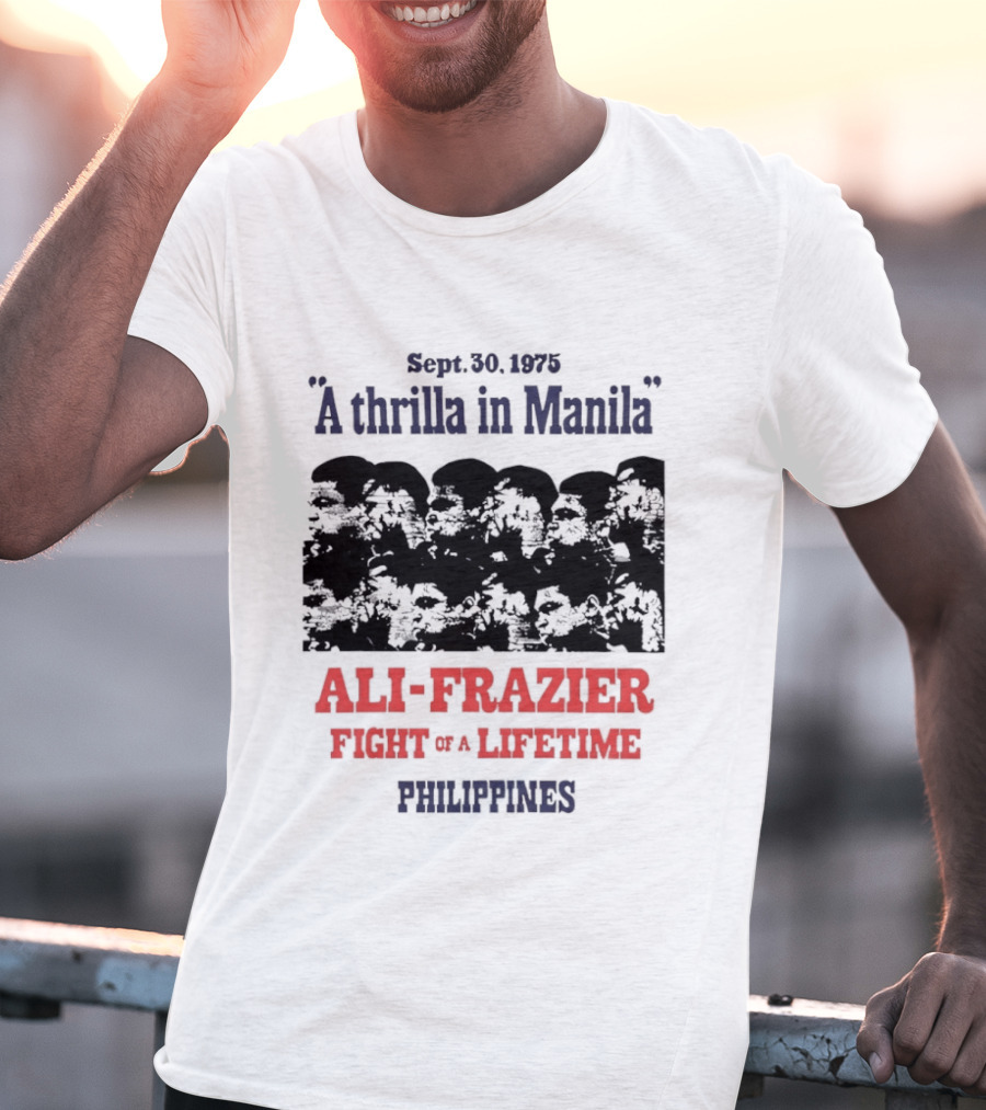 Rumble In The Jungle Ali Frazier Fight Of A Lifetime Philippines T-Shirt