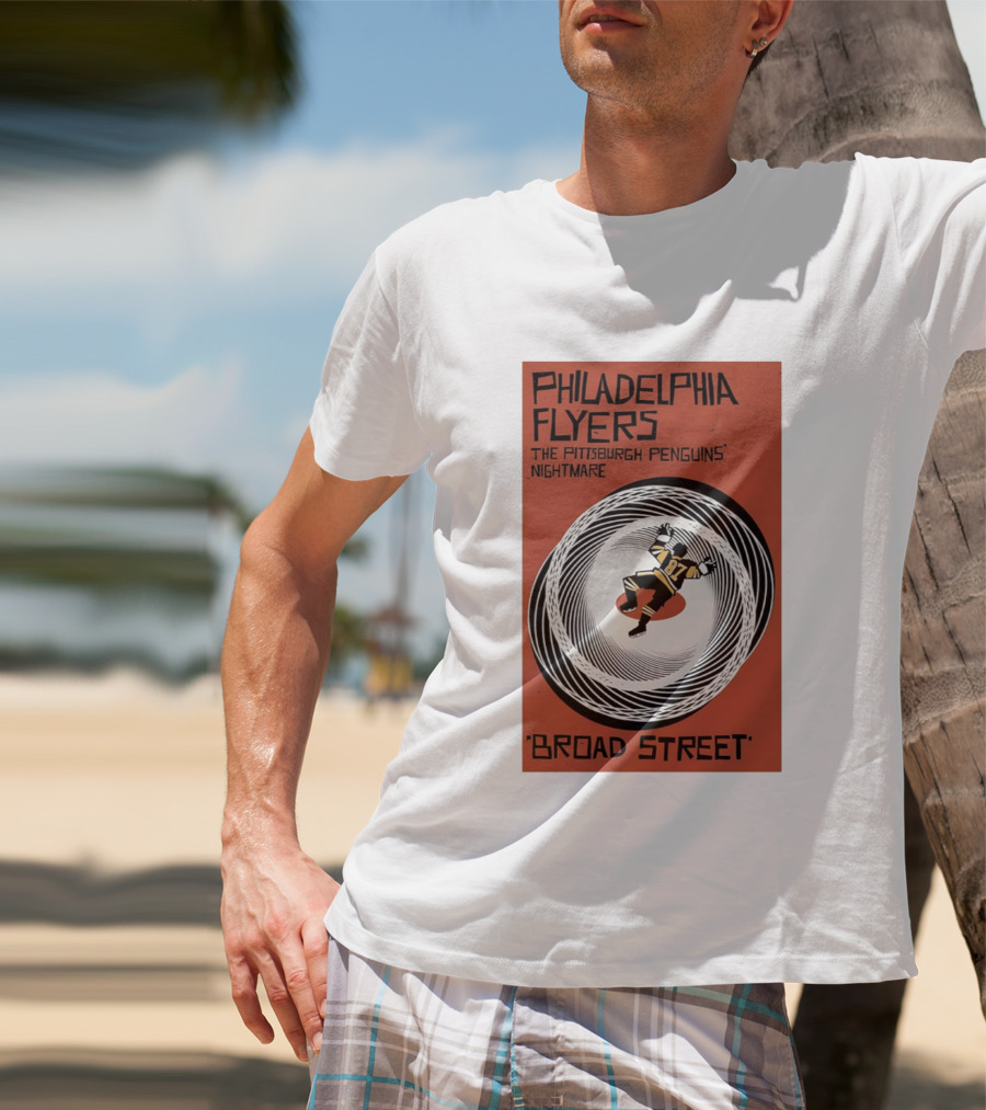 Philadelphia Flyers Broad Street Rivalry The Pittsburgh Penguins Nightmare T-Shirt