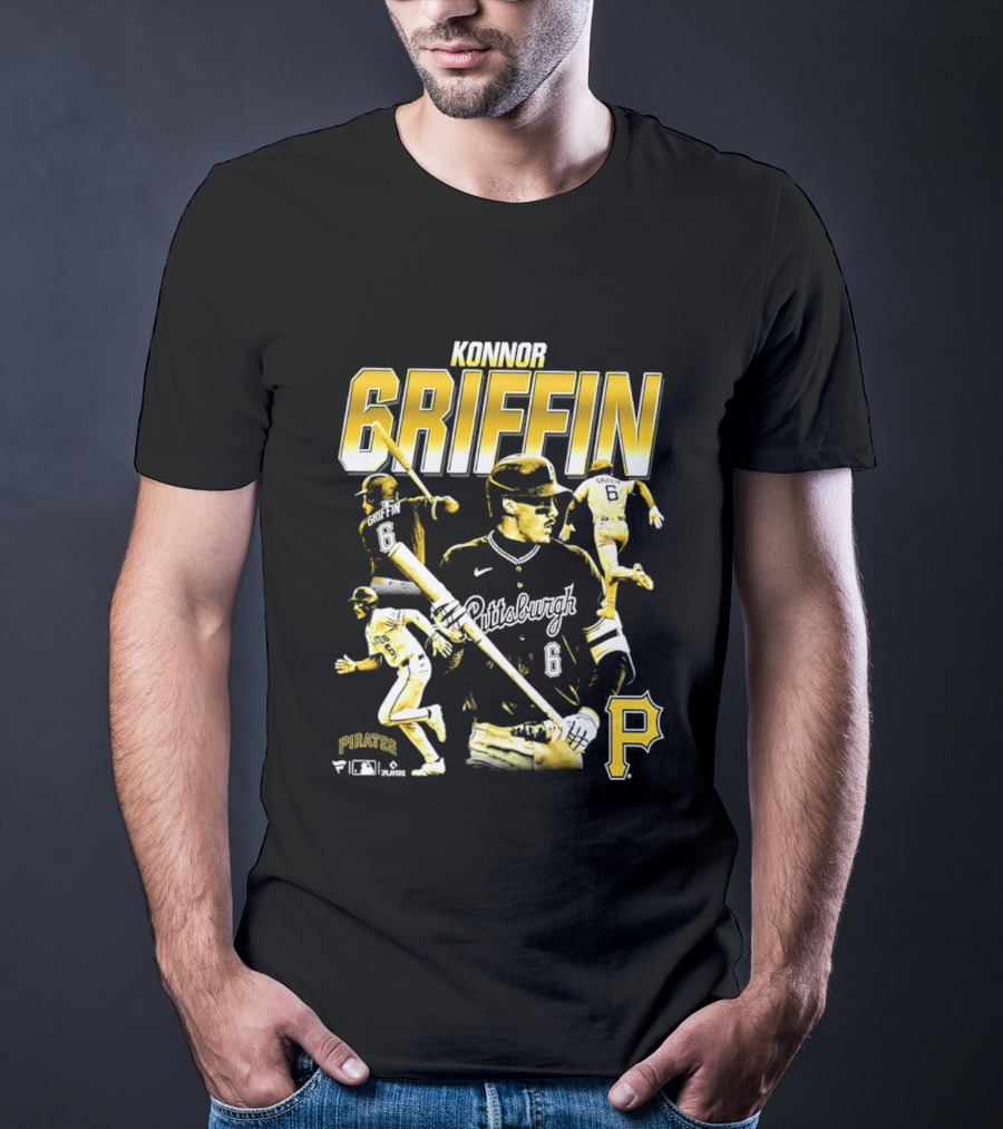 Pittsburgh Konnor Griffin 2026 Player Collage With Pirates T-Shirt