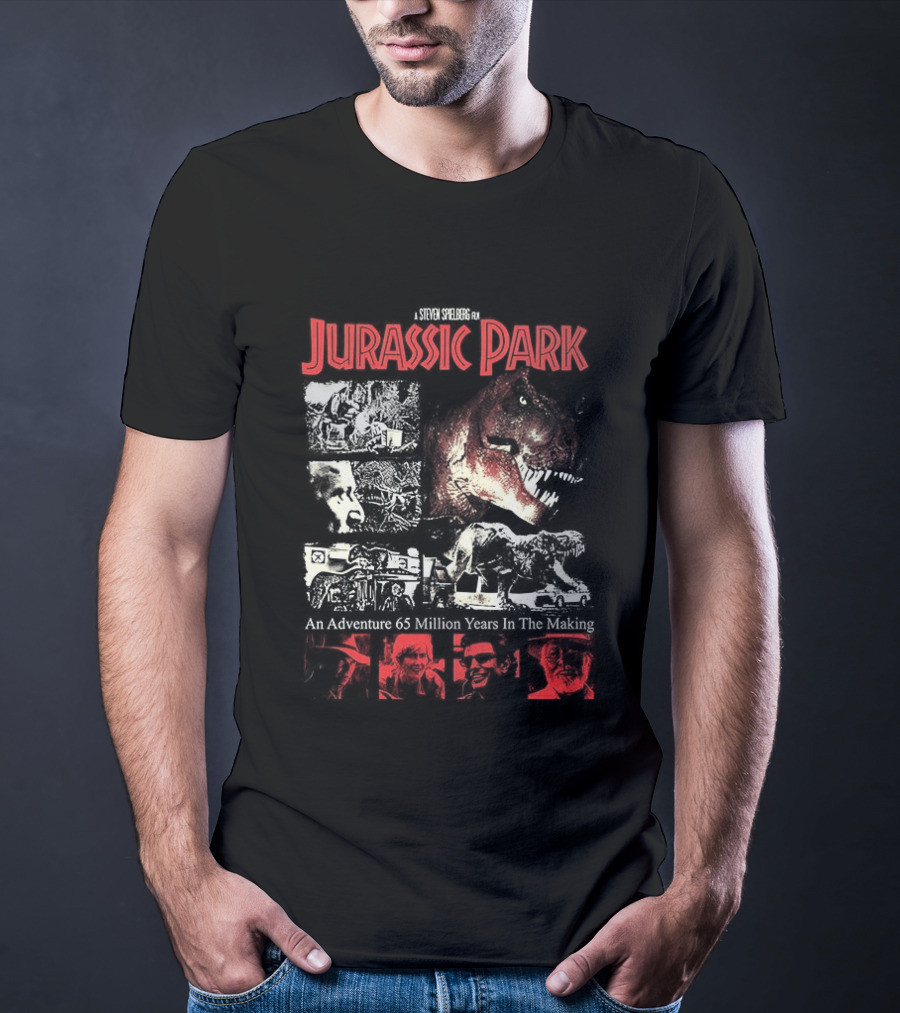 Jurassic Park Adventure 65 Million Years In The Making 1993 T-Shirt