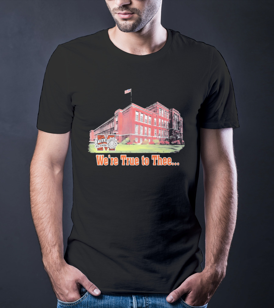 Massillon Washington High School Tiger Alumni We're True To Thee T-Shirt