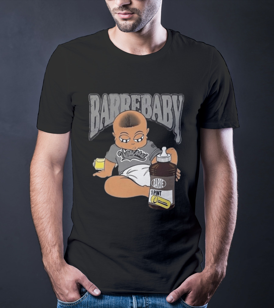 Barrebaby Lil Wayne Syrup 1 Pint Vintage Baby Cartoon T-Shirt