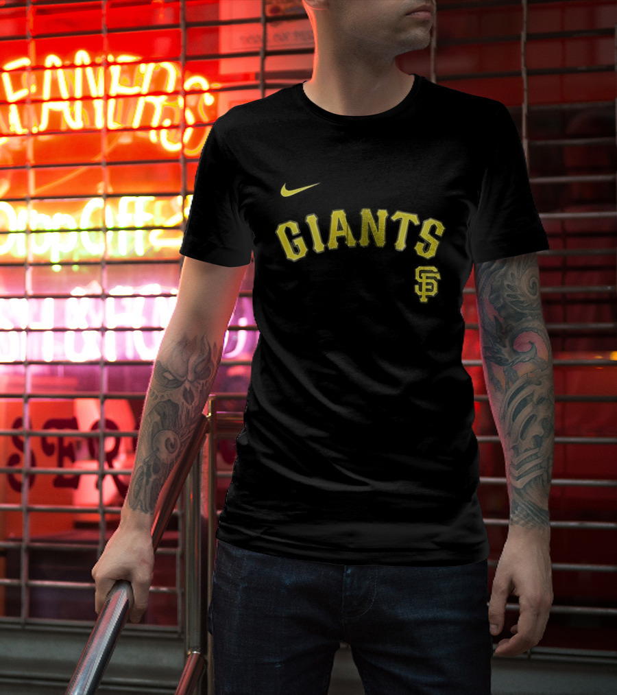 San Francisco Giants Nike Pokémon Collaboration Gotta Catch 'Em All A Journey Begins T-Shirt