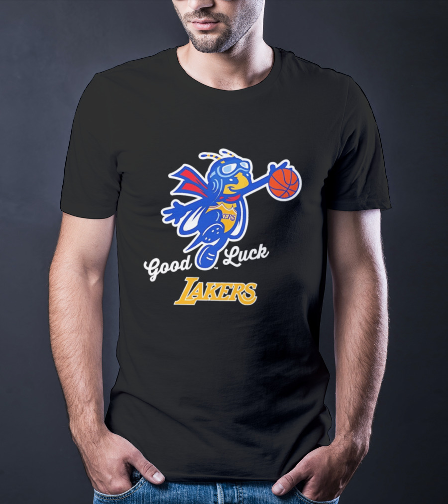 Good Luck Lakers Bee Basketball Team Spirit T-Shirt