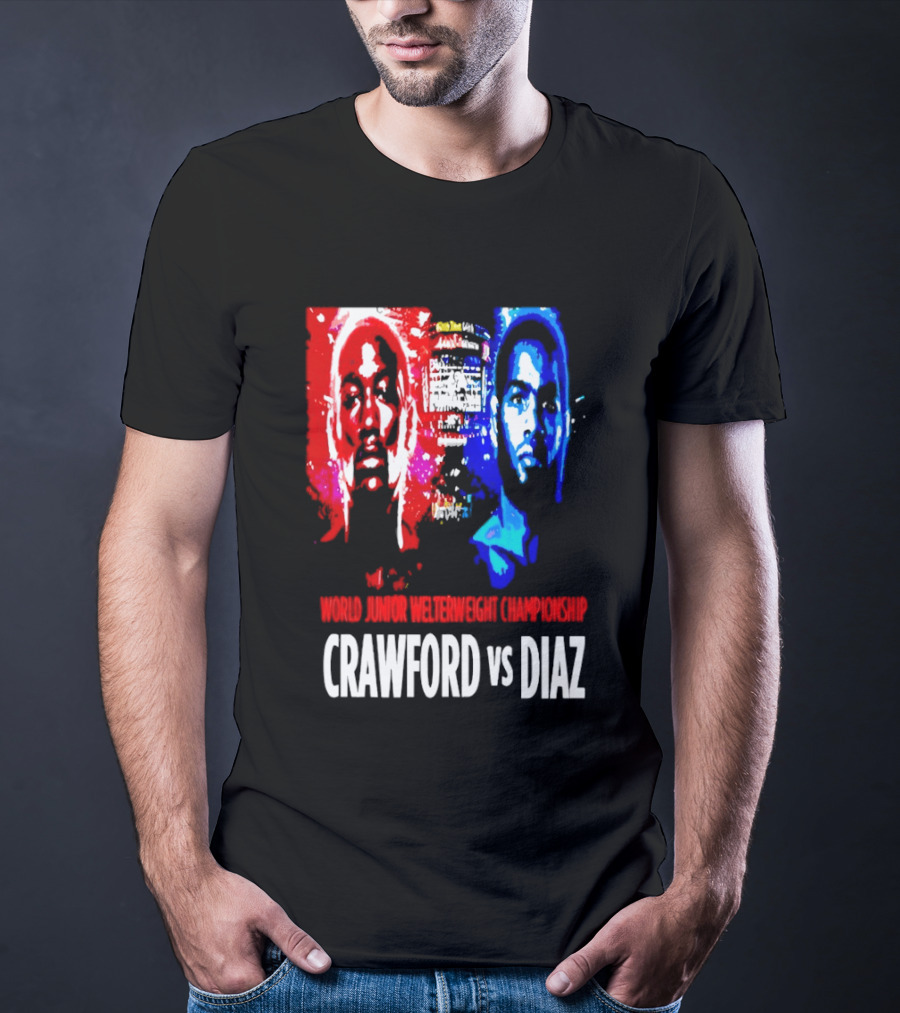 Crawford Vs Diaz World Junior Welterweight Championship Boxing T-Shirt