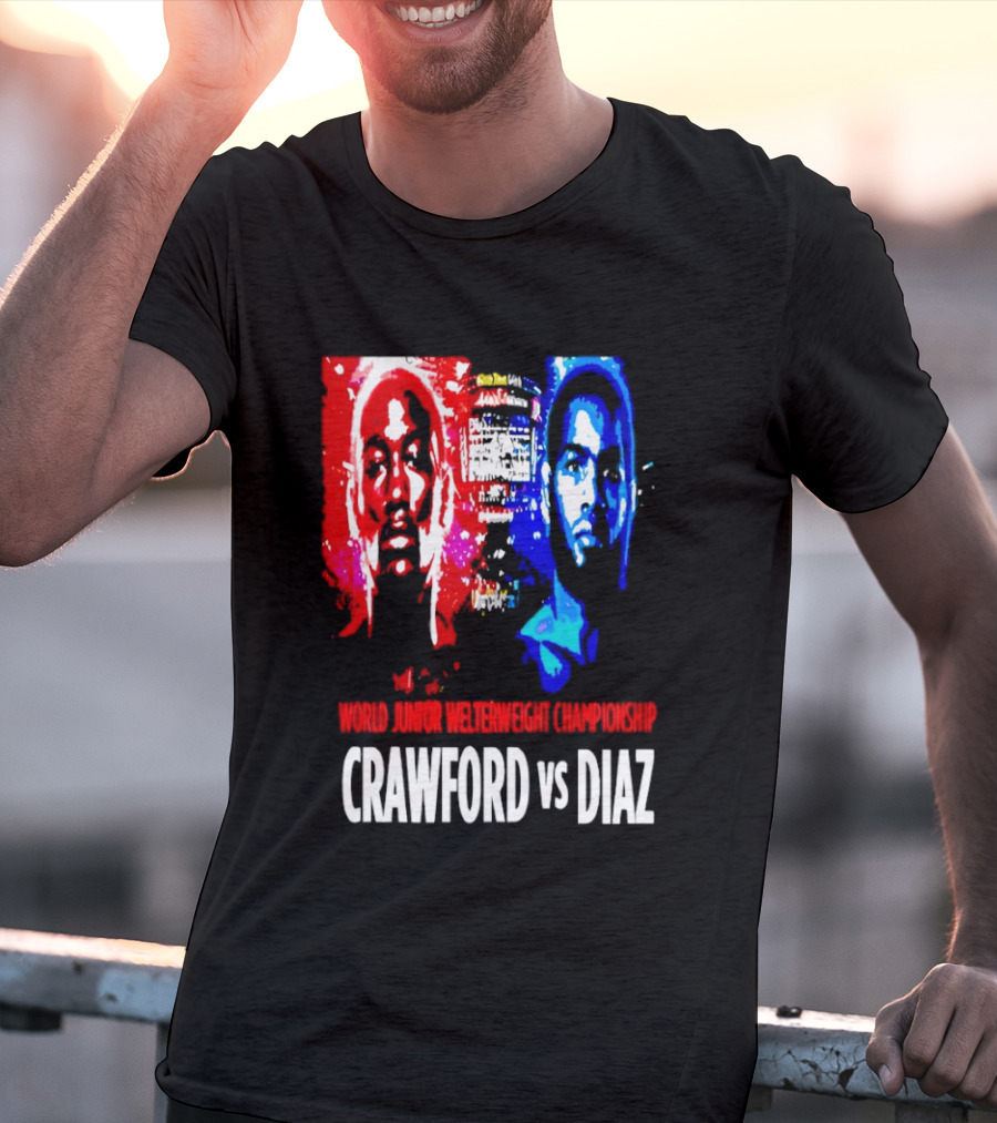 Crawford Vs Diaz World Junior Welterweight Championship Boxing T-Shirt