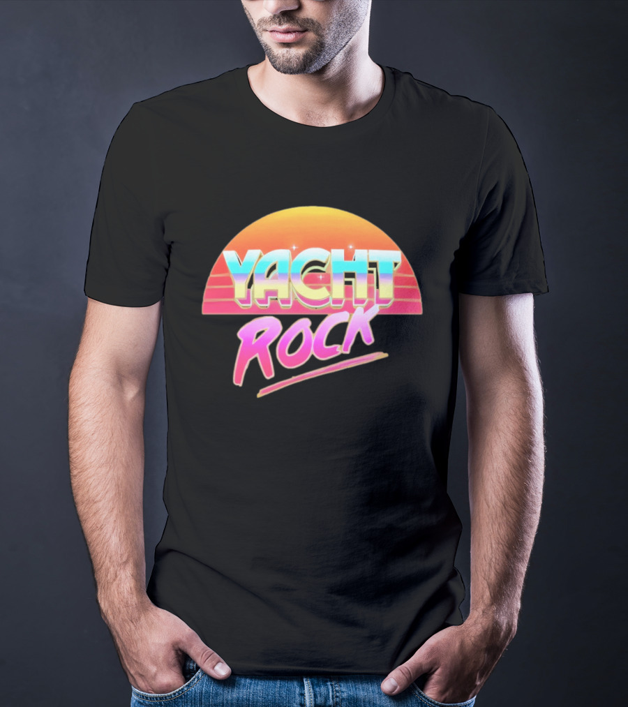 Yacht Rock Sunset Retro Vibes T-Shirt