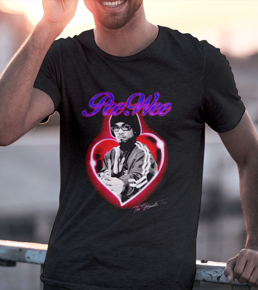 Pee Wee Heart Tour 2026 Anderson Paak Live Performance T-Shirt