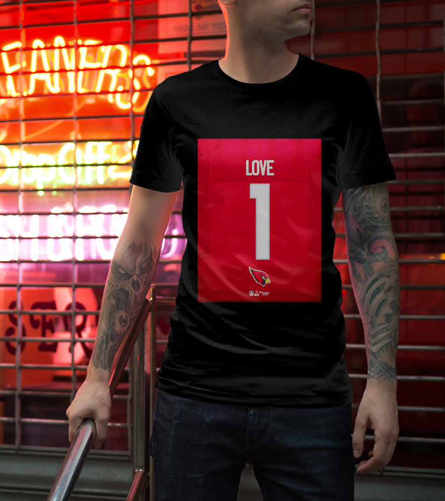 Arizona Cardinals 2026 Draft Love 1 Jersey T-Shirt