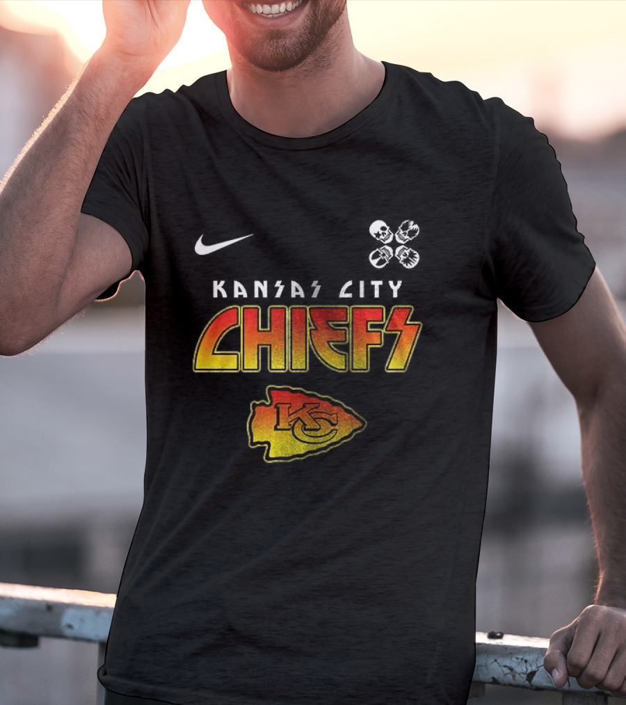 Kansas City Chiefs Rock And Roll All Nite Abbey Road T-Shirt