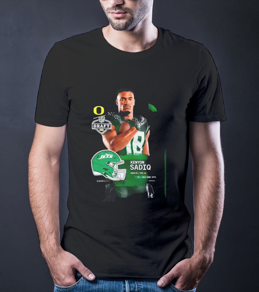 Kenyon Sadiq 2026 NFL Draft Round 1 Pick 16 New York Jets T-Shirt