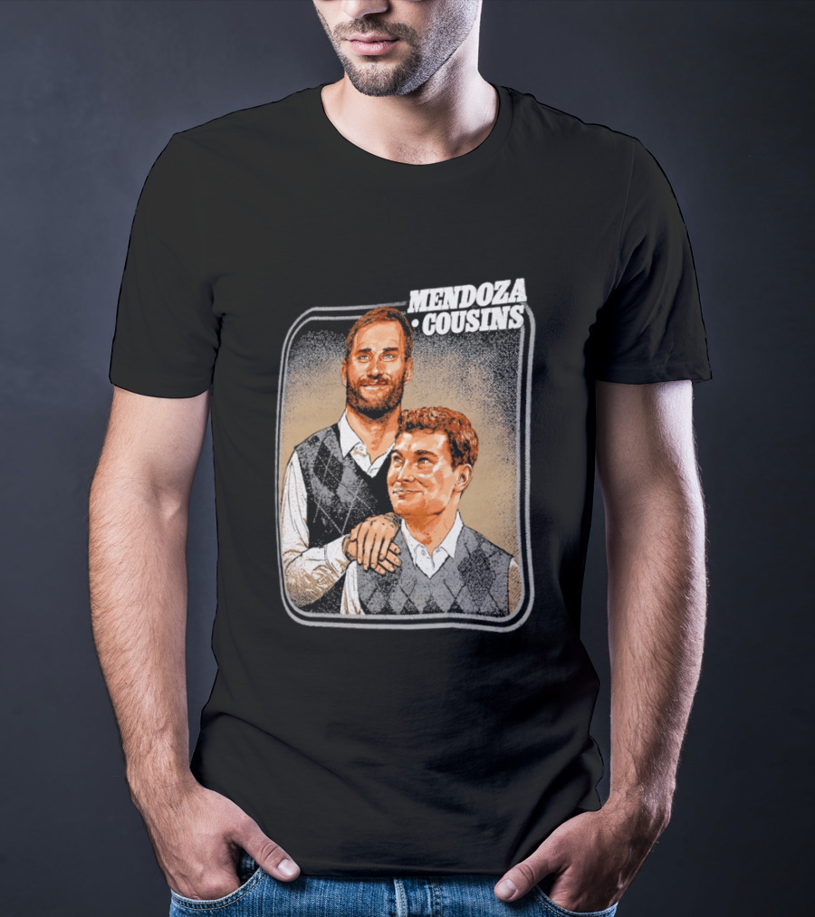 Mendoza Cousins Duo Sweater Vest Pairing T-Shirt