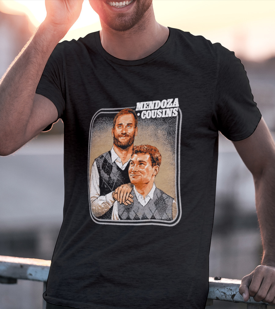 Mendoza Cousins Duo Sweater Vest Pairing T-Shirt