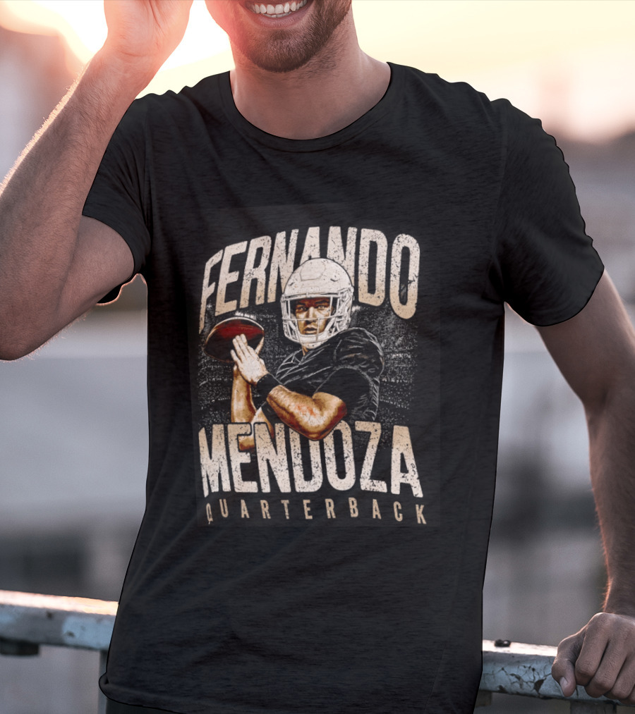 Fernando Mendoza Las Vegas Raiders Quarterback 2026 Draft T-Shirt