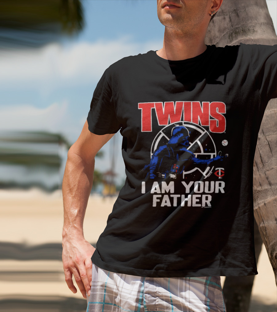 Star Wars Twins I Am Your Father Baseball T-Shirt